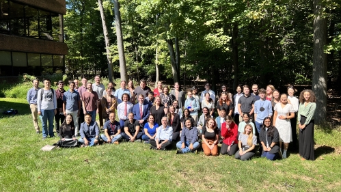 A group photo of approximately 30 people